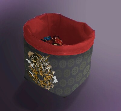 Steampunk Dragon Dice Bag, Token Pouch, Treasure Nest Bag D&D Bag of Holding