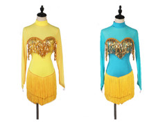 Hot Ballroom Latin dance Competition dress adult jitterbug Women's Dancewear LQ9