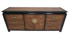 Century Furniture Chin Hua Burled Dresser With 2 Mirror By Raymond Sobota