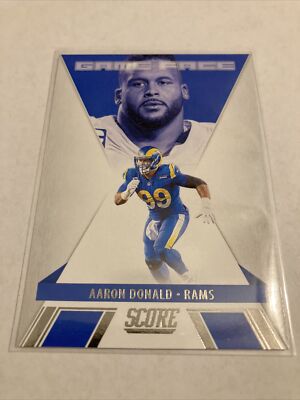 2021 PANINI SCORE Game Face #2 Aaron Donald Rams