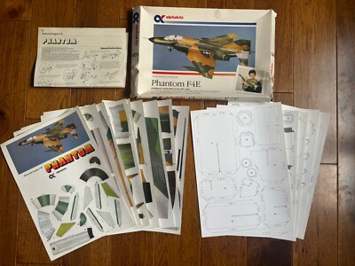 AlphaKits Phanton F4E Model Construction Kit on Finest Quality Board  1/25 scale