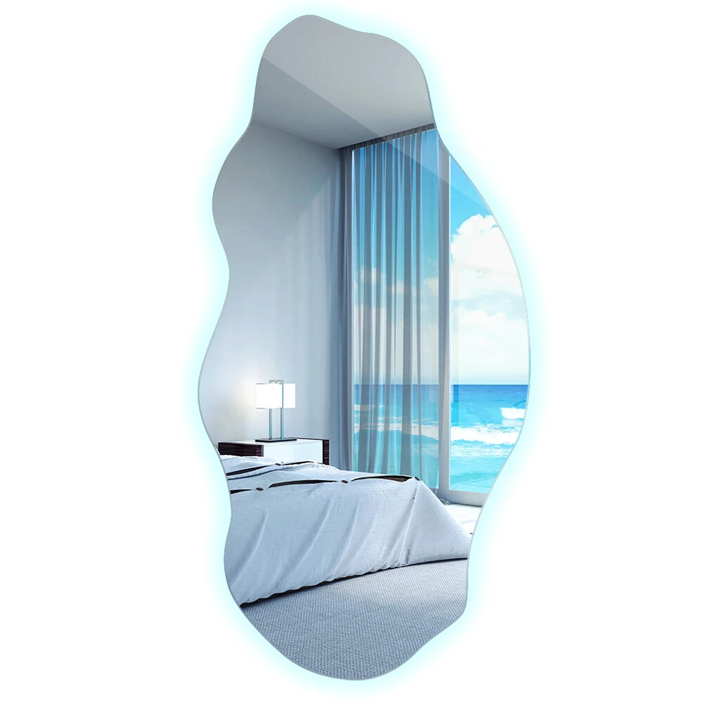 Miroir De Salle De Bain LED Moderne Alasta - Modèle Wieden KF01 - Fixation Murale, éclairage LED - Neuf