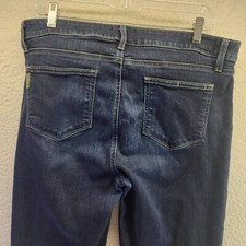 Paige Hoxton Ankle Skinny Jean Womens Size 32 Blue USA Made Stretch RN#27002