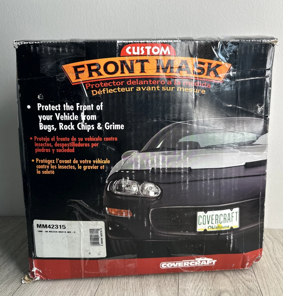 ¡NUEVO! Mazda Miata MX-5 1990-1998 Cubierta frontal Capucha Máscara Sujetador Covercraft Foto 2 de 4