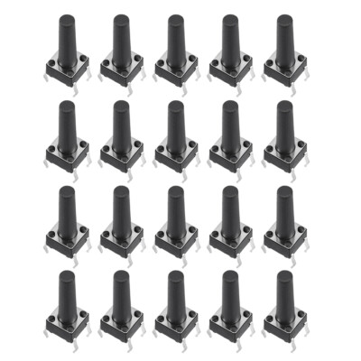 6x6x16mm Panel Micro PCB Momentary Tactile Tact Push Button Switch DIP 20PCS