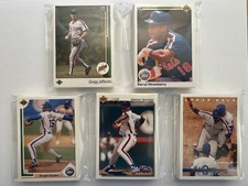 New York Mets 1989-93 Upper Deck Team Set Lot (5 sets loaded with stars)