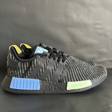Adidas NMD R1 Black Multicolor Shoes - Size 9