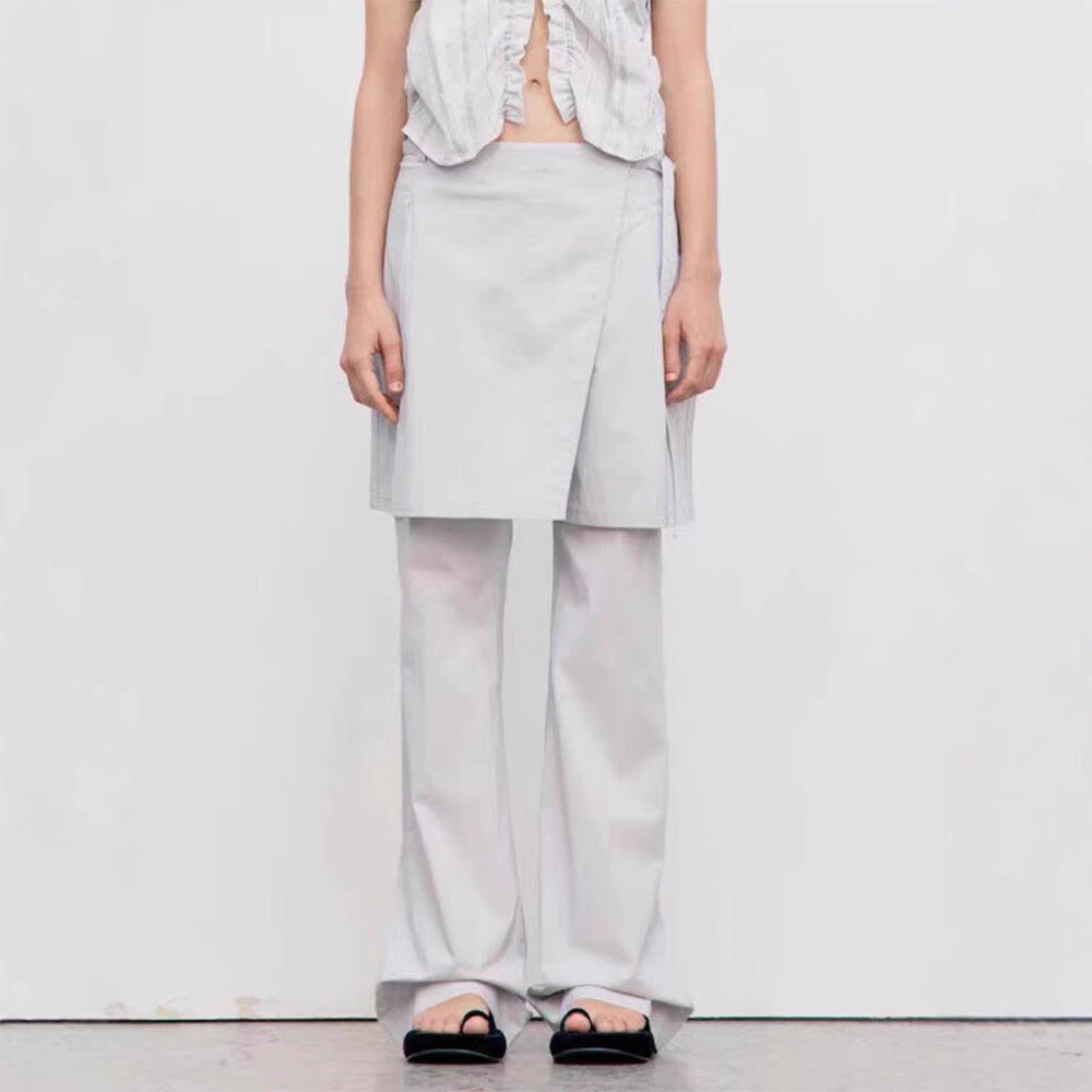 FILA Pantaloni donna THE ROW primavera estate nuovi vita alta gonna corta dritti casual