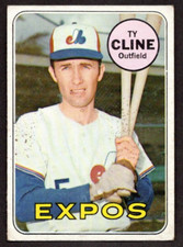 1969 Topps #442 Ty Cline VG-EX