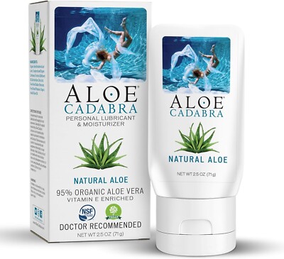 Aloe Cadabra Natural Water Based Personal Lube, Organic Lubricant for Her, Him