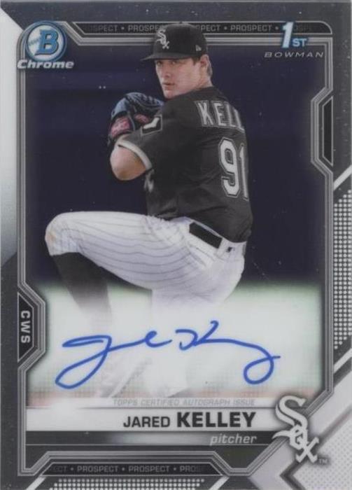 2021 Bowman - Jared Kelley #CPA-JK - 1 of 1