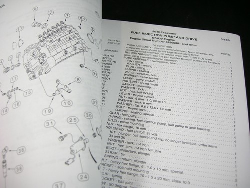 CASE 9040 Excavator Crawler Tractor Parts Manual Book Catalog List 8-9091 OEM - Picture 3 of 4
