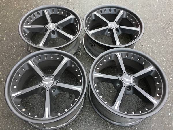 RARE - Matt Black Genuine 20" BMW AC SCHNITZER TYPE 4 2pc rims good used cond | eBay