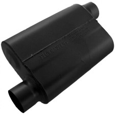 Flowmaster 40 Series 3 Inout Offset Aggressive Chambered Universal Muffler Flowmaster 40 Series 3 Inout Offset Aggressive Chambered Universal Muffler
