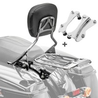 Sissybar + GepäCkträGer AW FüR Harley Davidson Road Glide Limited 20-26 Chrom