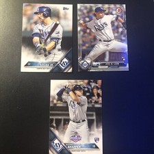 3 Card Tampa Bay Rays Lot. Topps MLB Baseball. Souza Jr, De Leon,Shaffer.2016/17