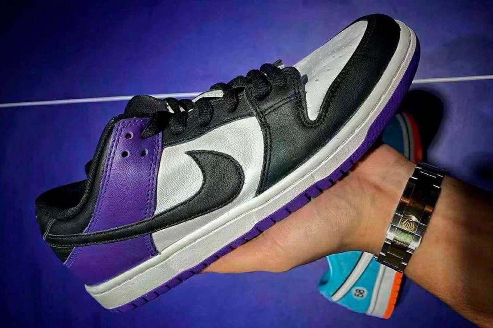 nike sb dunks purple