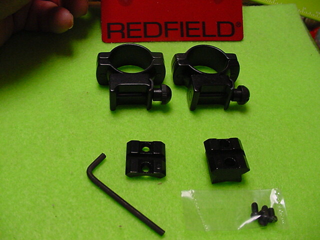 Ruger 44 Carbine Deerstalker Scope Mount 1 High Redfield Rings Weaver Bases