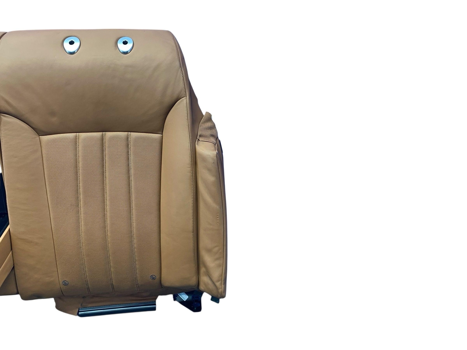 2006-2012 BENTLEY CONTINENTAL FLYING SPUR REAR UPPER SEAT CUSHION BROWN LEATHER