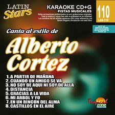 Karaoke Latin Stars 110 Alberto Cortez Vol.1