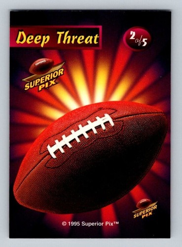 🏆 1995 Superior Pix Deep Threat Promo JOEY GALLOWAY #2 OHIO STATE BUCKEYES - Picture 2 of 2