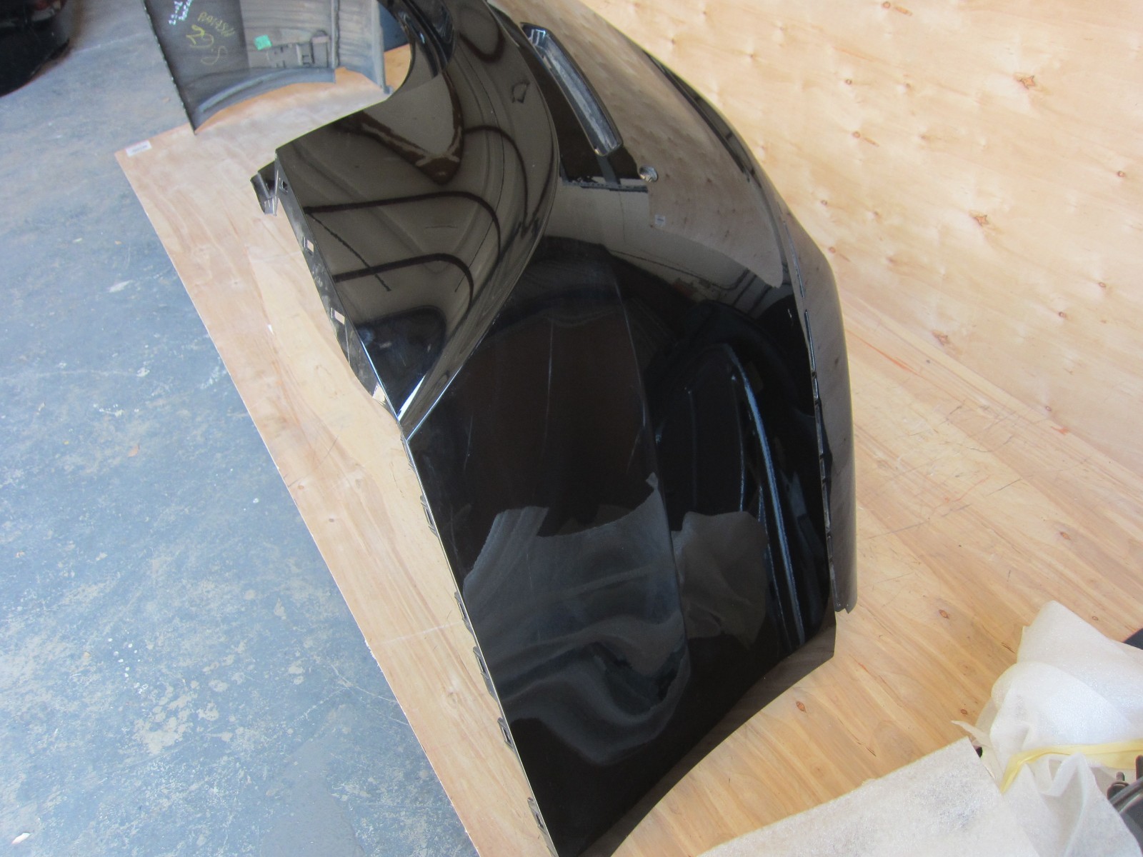 Maserati Ghibli. Rear Bumper.Black Dinged And Gouged .. Part# 673004365