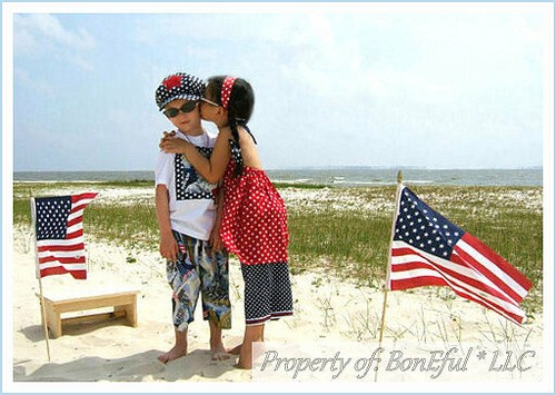BonEful Fabric FQ Cotton Quilt Blue American Patriotic US Star Stripe Small Sale - Picture 6 of 6