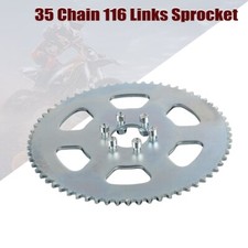 65T Sprocket 1.5" Bore for 35 Chain 116 Links ATV Dirt Bike Go Kart Golf Cart