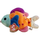 Vtg 1999 TY Beanie Babies Baby Lips the Fish Colorful Multicolor Plush w/Tags