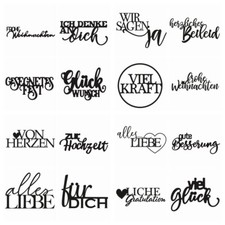 Sentiment Word Metal Cutting Dies DIY Scrapbo...