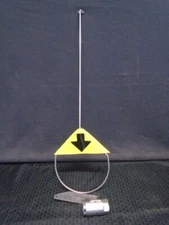 ENCON Extended 29” Emergency Pull Rod with Handle And Valve for Shower Station