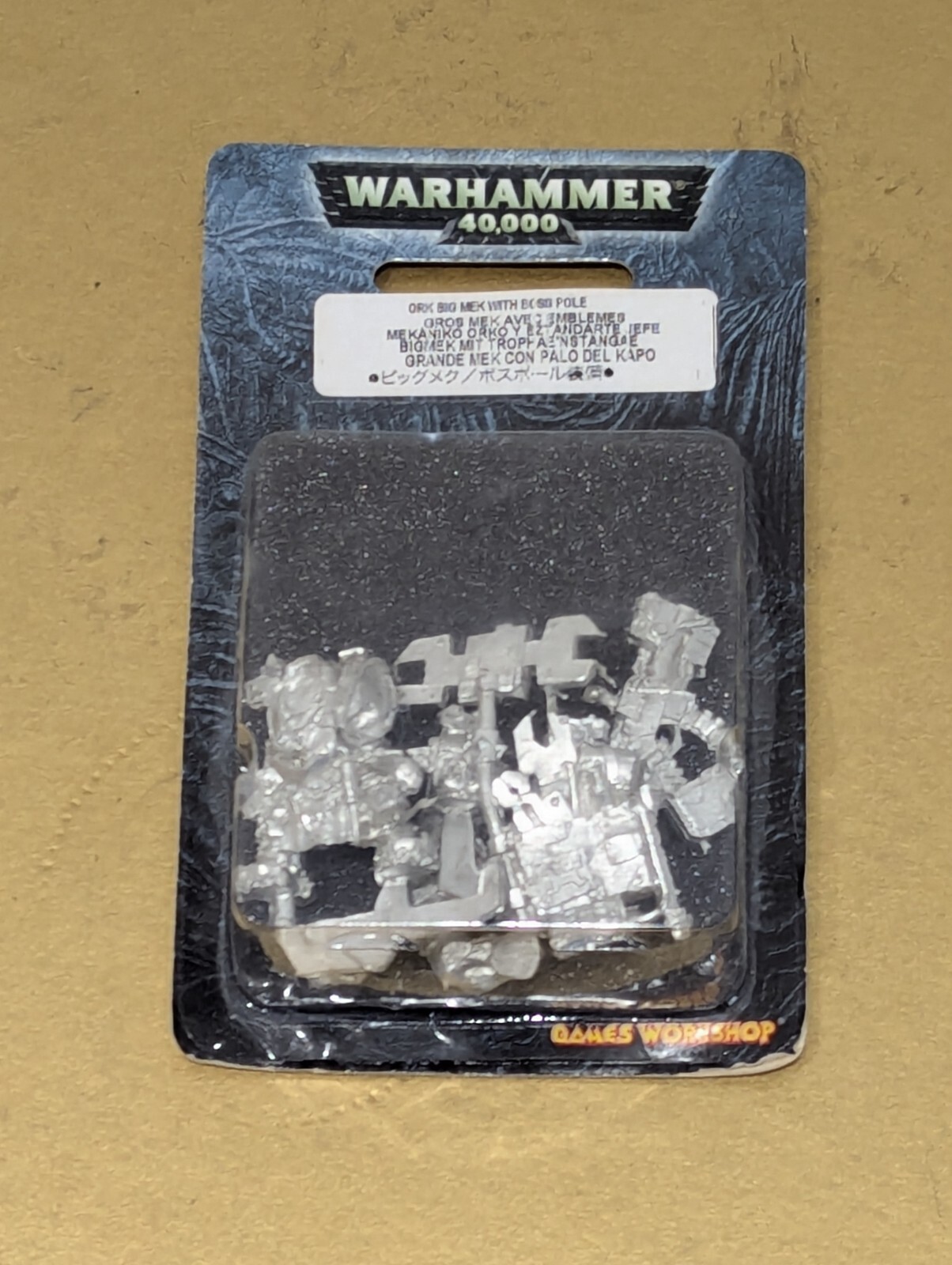 Warhammer 40K - SEALED Ork Big Mek with Boss Pole 50-47 Games Workshop Metal