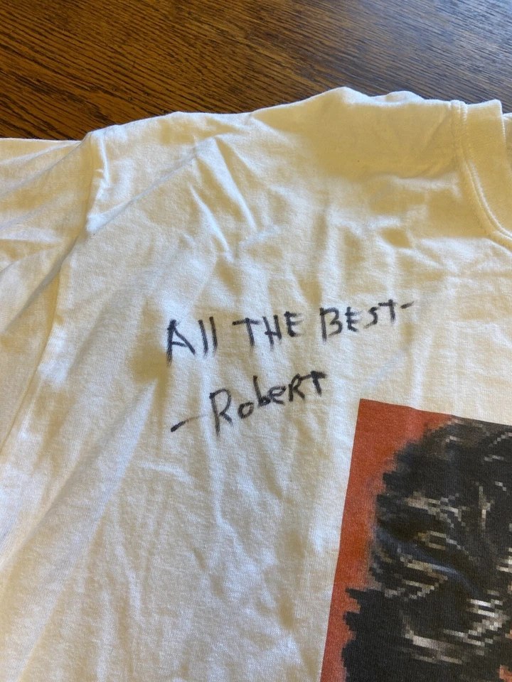 Camisa Autografiada Robert Teicher “Just-a-kiddin” Talla XL Foto 3 de 4