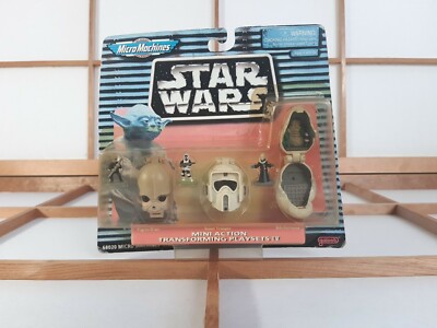  Star Wars Micro Machines Mini Action Transforming Playsets IV Galoob VERY RARE