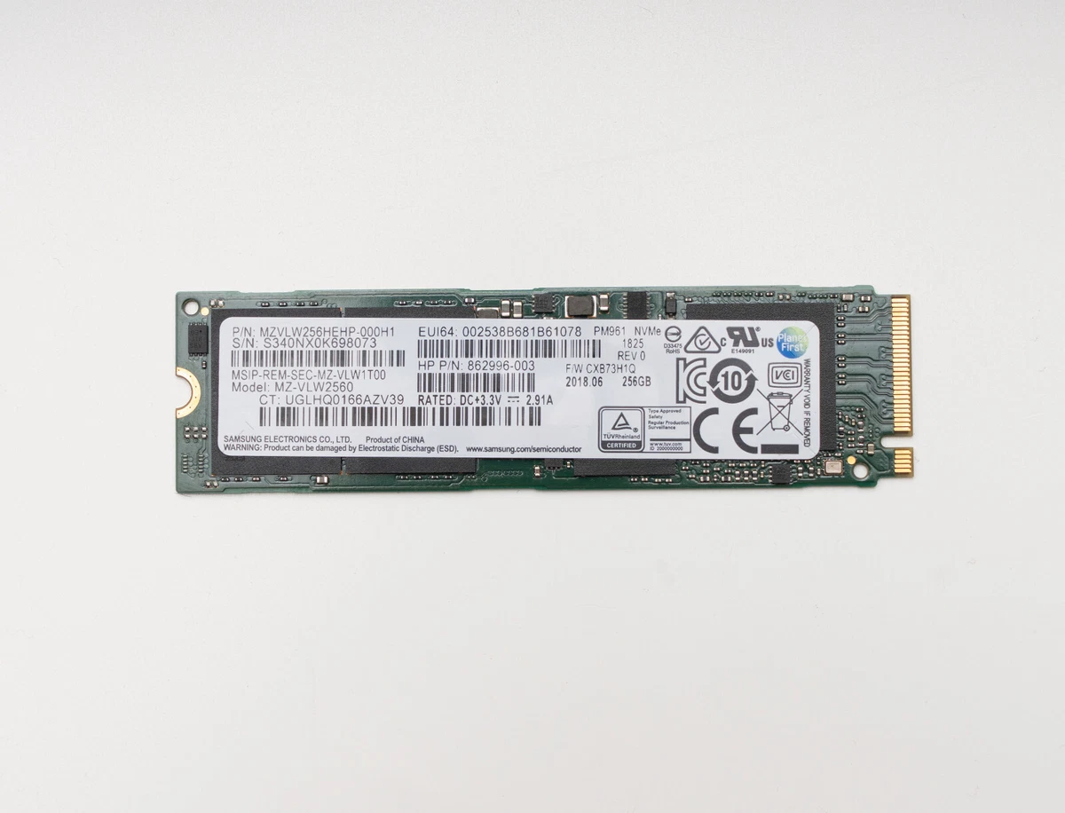 Samsung PM961 256 GB MZ VLW2560 M.2 2280 SSD eBay
