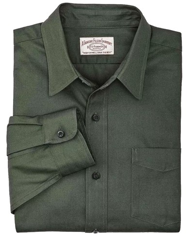 Filson Service Shirt 20248747 Service Green Military Vintage Uniform Spruce CC - Picture 3 of 8