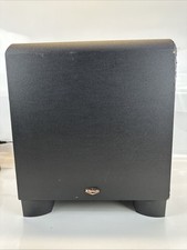 Klipsch KSW-12 Powered Subwoofer Speaker Black Powers On Untested