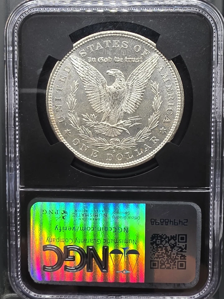 1879-S Morgan Silver Dollar PCGS MS63 - Image 2 of 2