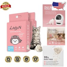 Ultra Absorbent Tofu Cat Litter 18lb, Auto Box Ready, Strong Clump, Low Dust