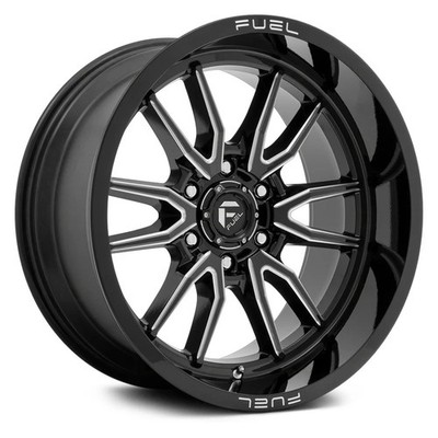 Fuel D761 CLASH 6 Wheel 17x9 (1, 6x120.65, 67.06) Black Single Rim