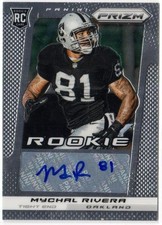2013 Panini Prizm Football Rookie Auto Mychal Rivera #305 RC