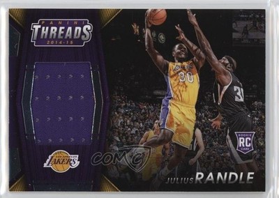 2014-15 Panini Threads Rookie Jumbo Materials 99/199 Julius Randle #7 RC 2s2