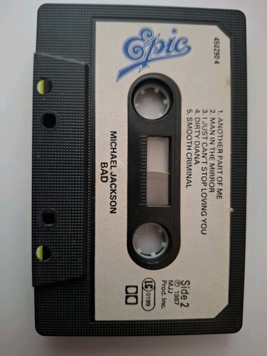 Michael Jackson - Bad - 1987 Epic Records Cassette Tape Album - Picture 22 of 24