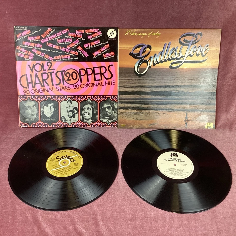 4x Vintage Compilation Vinyl Records - 12" Single & LPs *UNTESTED* (R) MO#8755 - Image 4 of 4