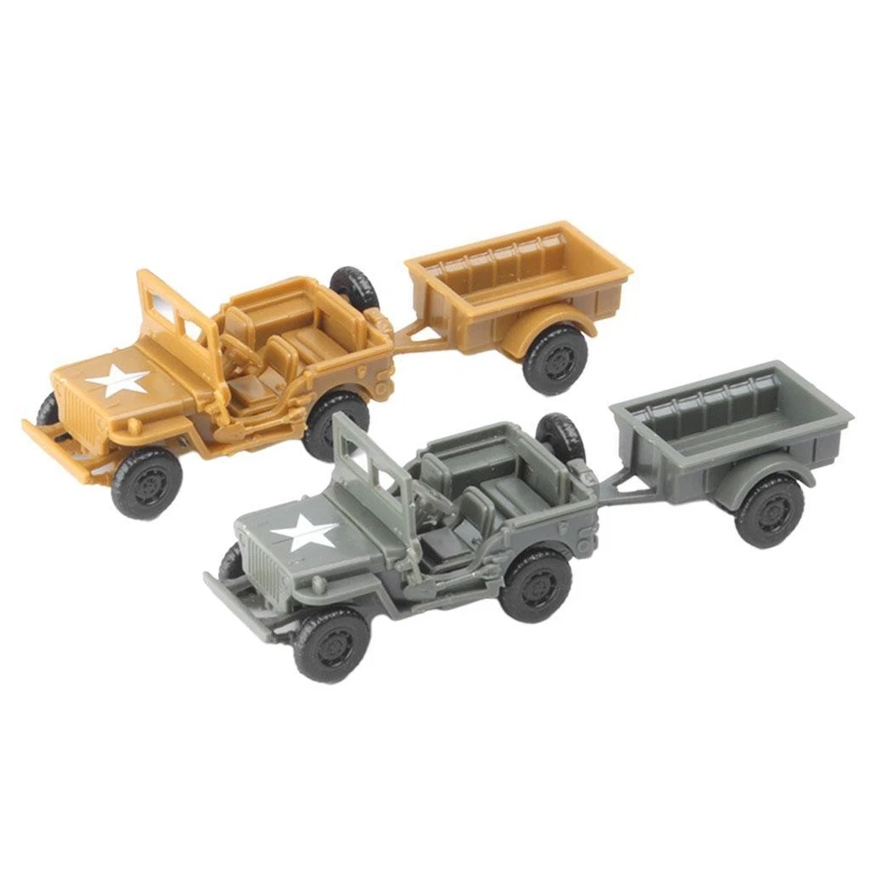 Set di 2 kit di modelli di montaggio in plastica 4D in scala 1:72 camion della - Immagine 2 di 4