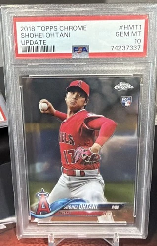 2018 Topps Chrome Update #HMT1 Shohei Ohtani Update PSA 10 Rookie RC