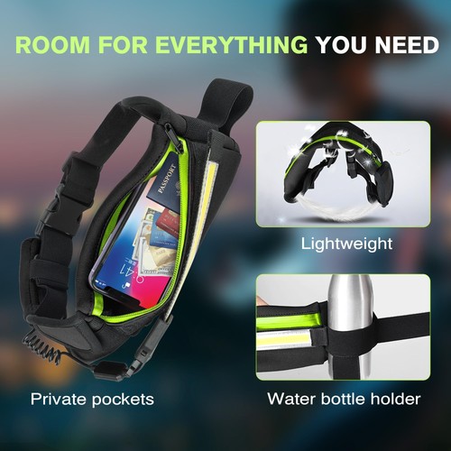 Running Light, 1000Lumens Running Belt Running Gear with 230°Rechargeable N - Picture 3 of 7