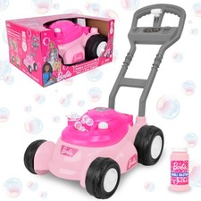 Barbie Bubble Lawn Mower for Toddlers, Bubble Blowing Machines, Indoor and Ou...