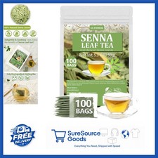 Senna Tea Bags 100 Count Natural Caffeine Free Laxative Support