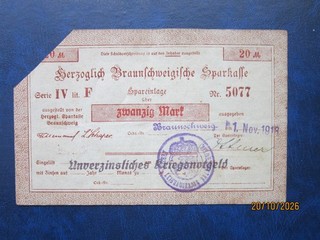 20 Mark Braunschweig LBN Braunschweig Grabowski : BRS 12 b